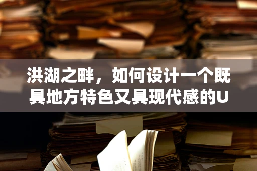 洪湖之畔，如何设计一个既具地方特色又具现代感的UI界面？