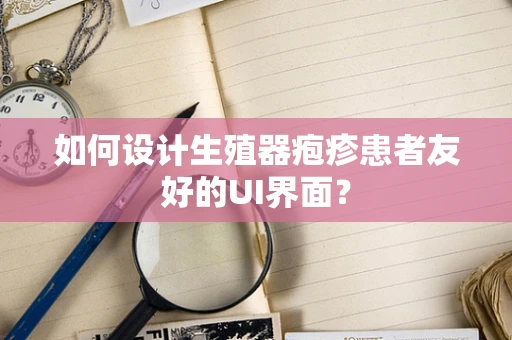 如何设计生殖器疱疹患者友好的UI界面？