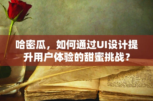 哈密瓜，如何通过UI设计提升用户体验的甜蜜挑战？