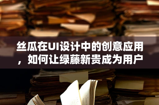 丝瓜在UI设计中的创意应用，如何让绿藤新贵成为用户界面的亮点？