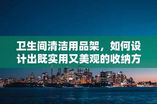 卫生间清洁用品架，如何设计出既实用又美观的收纳方案？