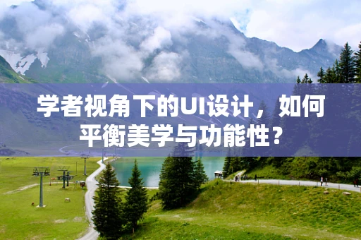 学者视角下的UI设计，如何平衡美学与功能性？