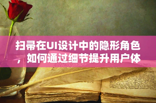 扫帚在UI设计中的隐形角色，如何通过细节提升用户体验？