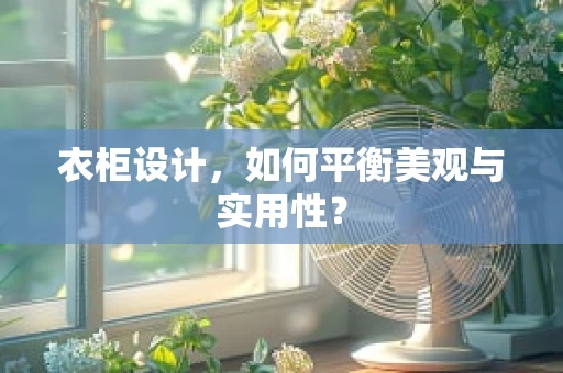 衣柜设计，如何平衡美观与实用性？