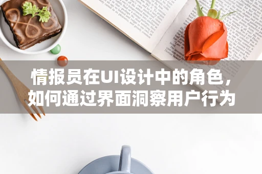 情报员在UI设计中的角色，如何通过界面洞察用户行为？