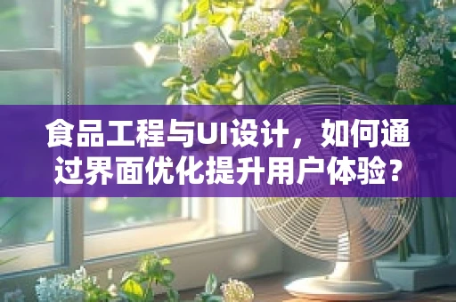 食品工程与UI设计，如何通过界面优化提升用户体验？