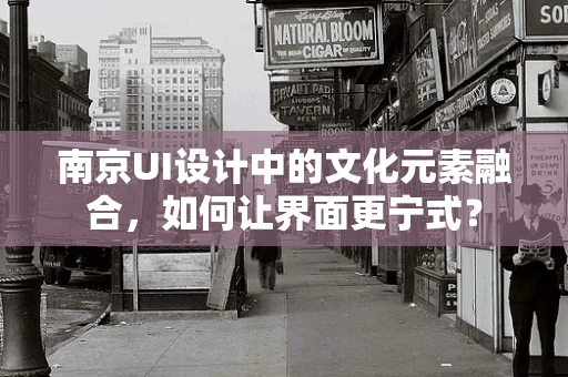 南京UI设计中的文化元素融合，如何让界面更宁式？