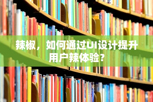 辣椒，如何通过UI设计提升用户辣体验？