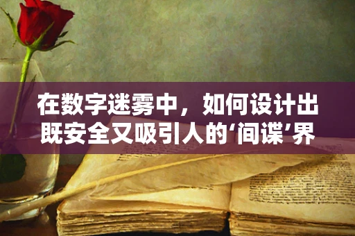 在数字迷雾中，如何设计出既安全又吸引人的‘间谍’界面？