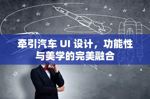 牵引汽车 UI 设计，功能性与美学的完美融合