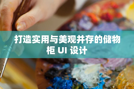 打造实用与美观并存的储物柜 UI 设计
