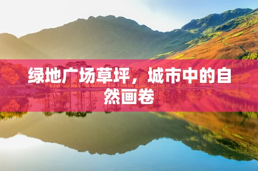 绿地广场草坪，城市中的自然画卷