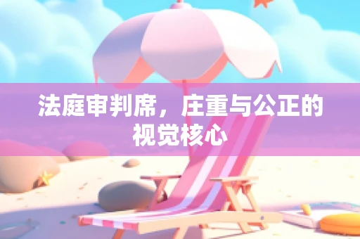 法庭审判席，庄重与公正的视觉核心