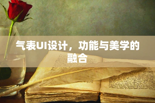 气表UI设计，功能与美学的融合