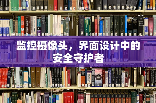 监控摄像头，界面设计中的安全守护者