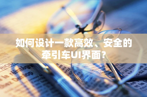 如何设计一款高效、安全的牵引车UI界面？