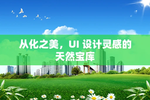 从化之美，UI 设计灵感的天然宝库