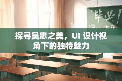 探寻吴忠之美，UI 设计视角下的独特魅力