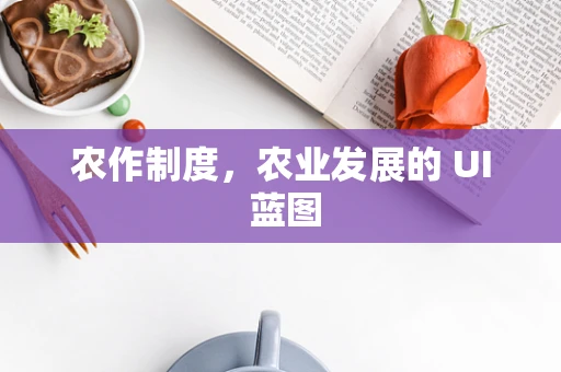 农作制度，农业发展的 UI 蓝图