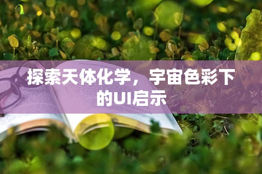 探索天体化学，宇宙色彩下的UI启示