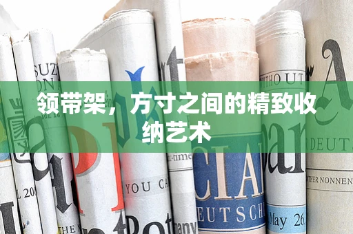 领带架，方寸之间的精致收纳艺术