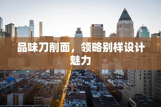 品味刀削面，领略别样设计魅力