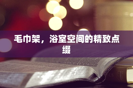 毛巾架，浴室空间的精致点缀