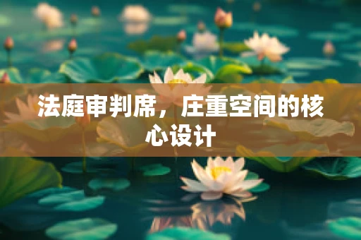 法庭审判席，庄重空间的核心设计
