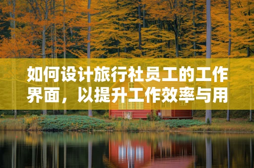 如何设计旅行社员工的工作界面，以提升工作效率与用户体验？