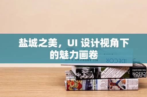 盐城之美，UI 设计视角下的魅力画卷