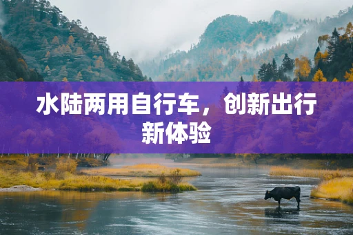 水陆两用自行车，创新出行新体验