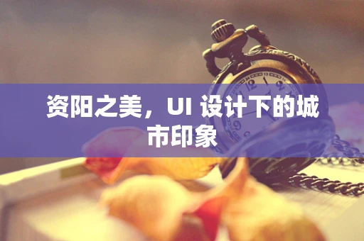资阳之美，UI 设计下的城市印象