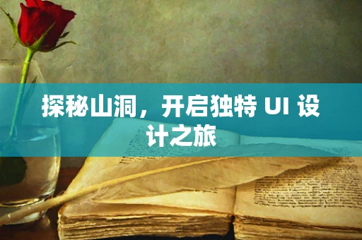 探秘山洞，开启独特 UI 设计之旅