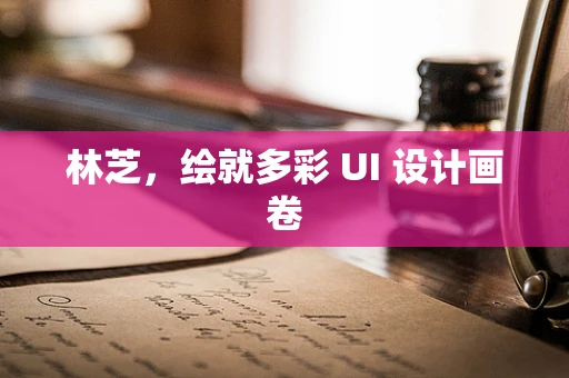 林芝，绘就多彩 UI 设计画卷
