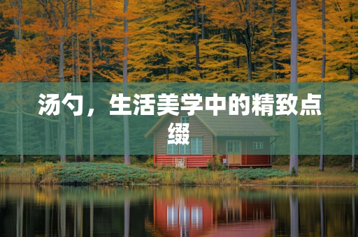 汤勺，生活美学中的精致点缀