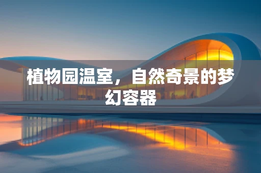植物园温室，自然奇景的梦幻容器