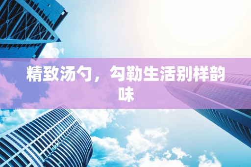 精致汤勺，勾勒生活别样韵味
