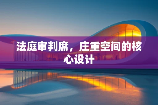 法庭审判席，庄重空间的核心设计