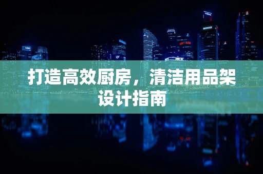 打造高效厨房，清洁用品架设计指南