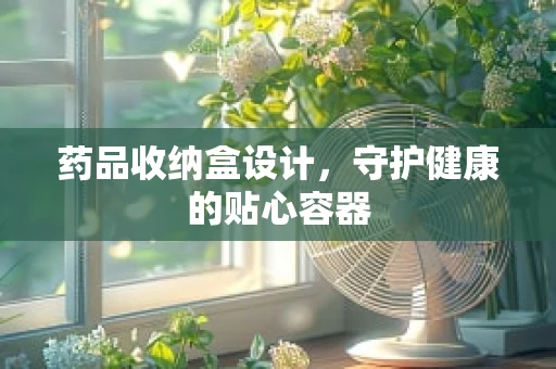 药品收纳盒设计，守护健康的贴心容器