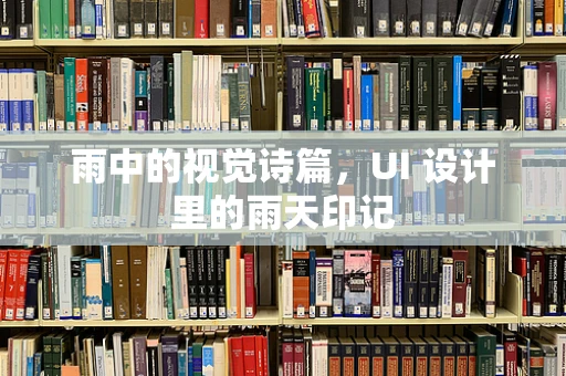 雨中的视觉诗篇，UI 设计里的雨天印记