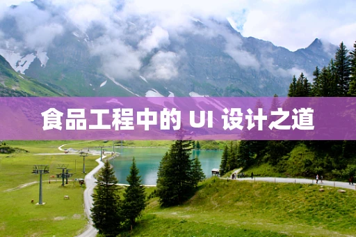 食品工程中的 UI 设计之道