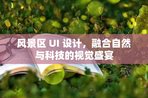 风景区 UI 设计，融合自然与科技的视觉盛宴