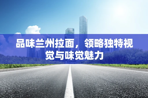 品味兰州拉面，领略独特视觉与味觉魅力