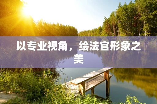 以专业视角，绘法官形象之美