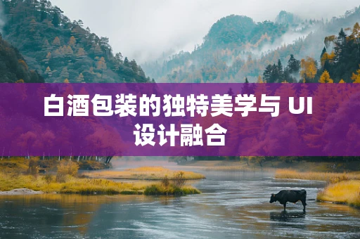 白酒包装的独特美学与 UI 设计融合