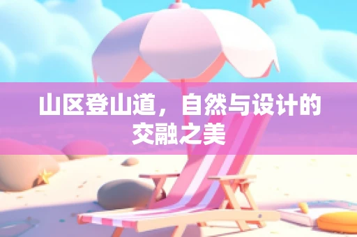 山区登山道，自然与设计的交融之美