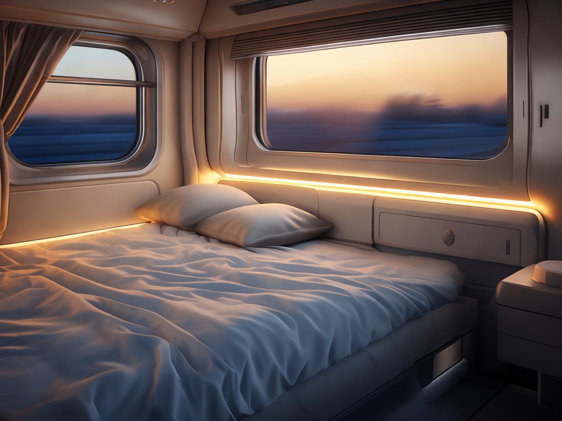 卧铺列车的 UI 设计，打造舒适的移动睡眠空间