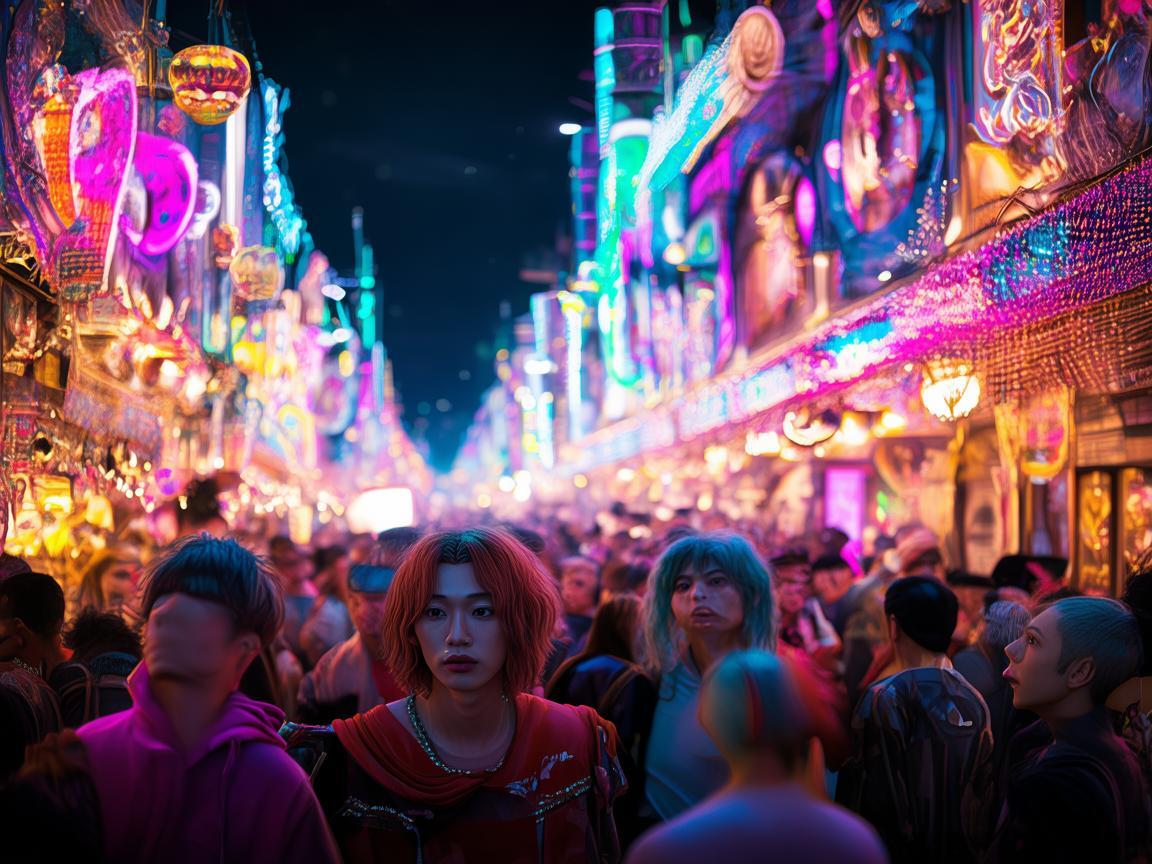 点亮夜市动漫展的创意之光