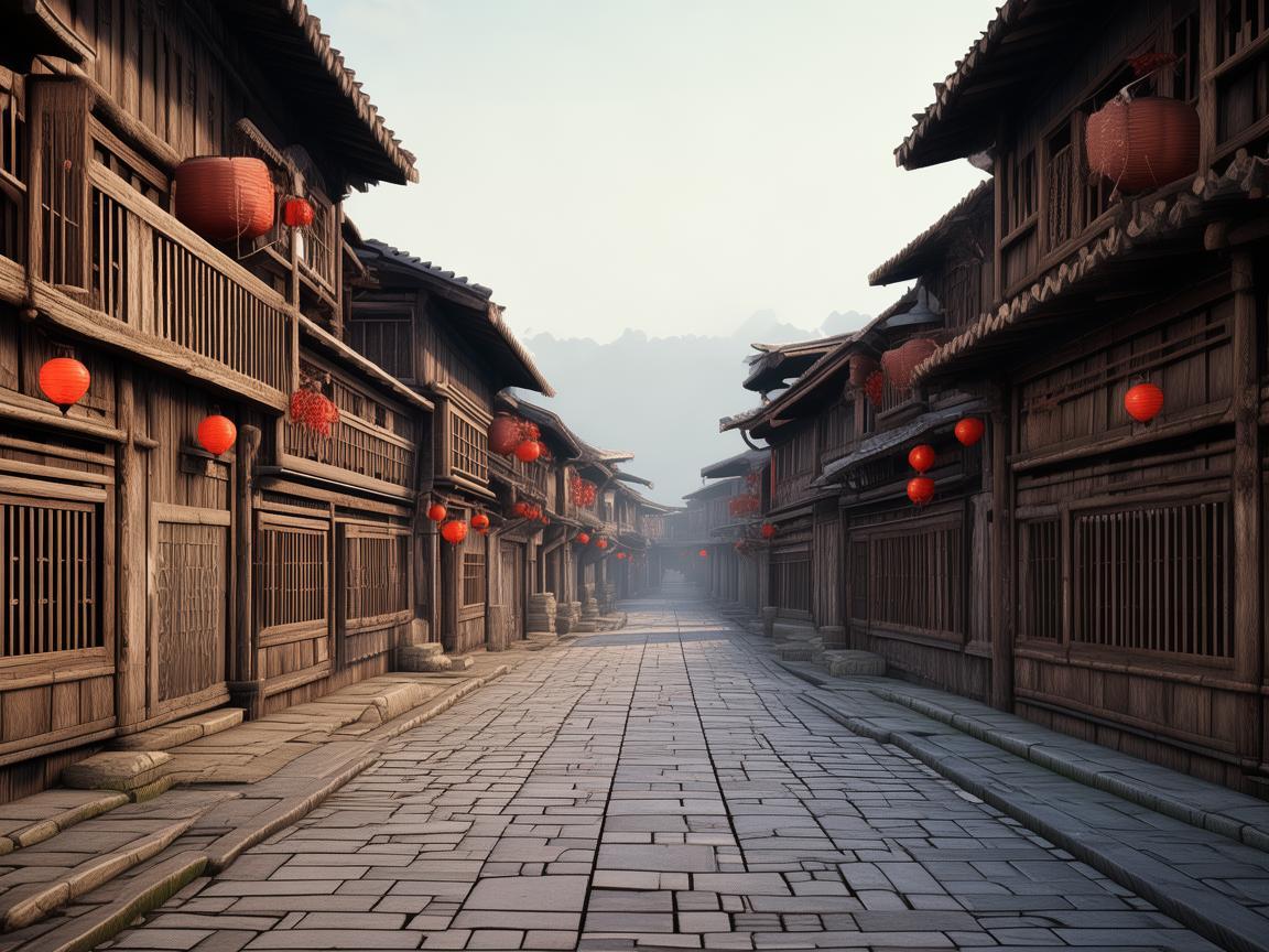 古镇街道，如何通过UI设计重现历史韵味？